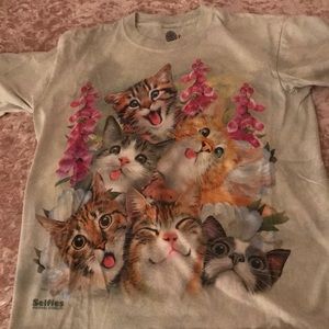 Funny Kitten Selfie Tee Shirt